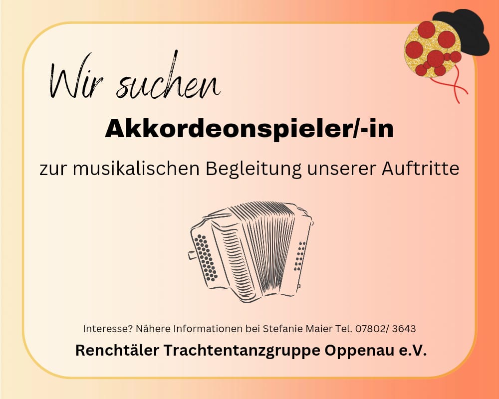 Suche Akkordeonspieler